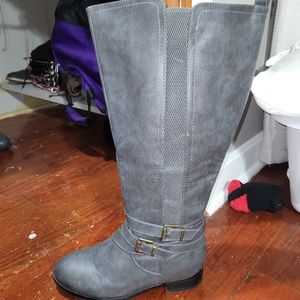 Wide calf boots